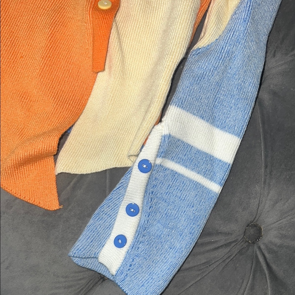 Colorful Patchwork Cardigan - Picture 5 of 9